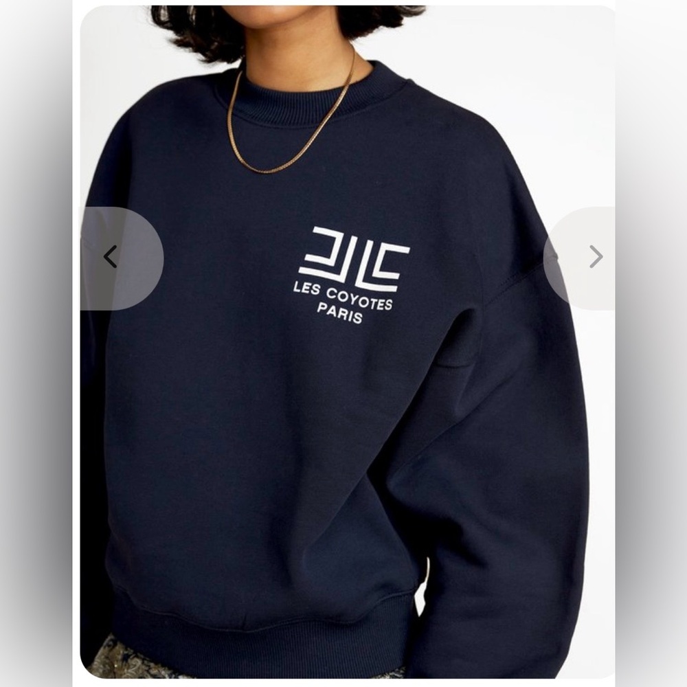 LES COYOTES DE PARIS Ross Navy Sweatshirt - 40